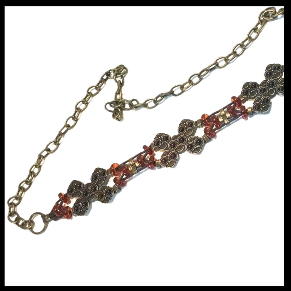 Metal Beaded Belt